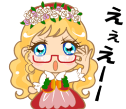 cute girl.40pattern costumes sticker #3441186