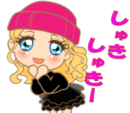 cute girl.40pattern costumes sticker #3441188