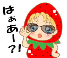 cute girl.40pattern costumes sticker #3441193