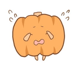 Pumpkin Character sticker #3441196