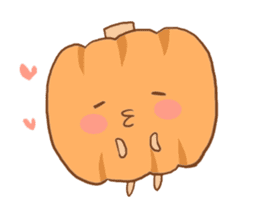 Pumpkin Character sticker #3441205