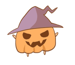 Pumpkin Character sticker #3441208