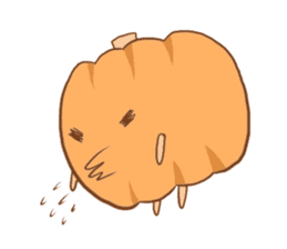Pumpkin Character sticker #3441212