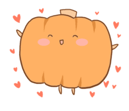 Pumpkin Character sticker #3441219