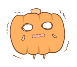 Pumpkin Character sticker #3441222