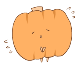Pumpkin Character sticker #3441231