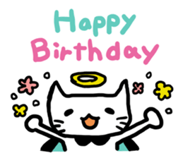 Happy God Cat sticker #3441675