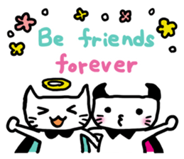 Happy God Cat sticker #3441676