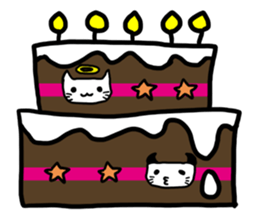 Happy God Cat sticker #3441677