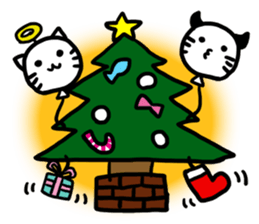 Happy God Cat sticker #3441685