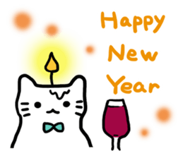 Happy God Cat sticker #3441687