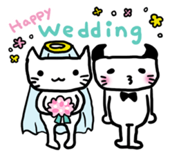 Happy God Cat sticker #3441694