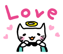 Happy God Cat sticker #3441699