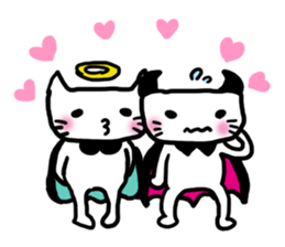 Happy God Cat sticker #3441701