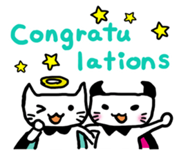 Happy God Cat sticker #3441702