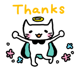 Happy God Cat sticker #3441704