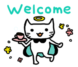 Happy God Cat sticker #3441707