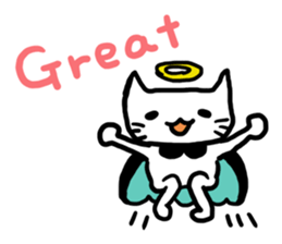 Happy God Cat sticker #3441711
