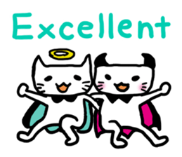 Happy God Cat sticker #3441712