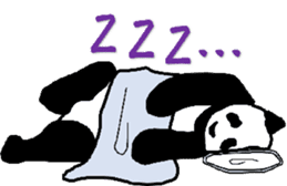 A panda is a pretty animal sticker #3442148