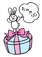 Happy Lucky Rabbit Sticker ! sticker #3442475