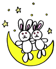 Happy Lucky Rabbit Sticker ! sticker #3442478