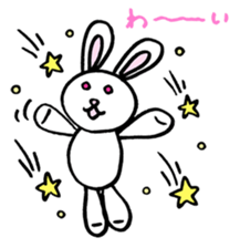 Happy Lucky Rabbit Sticker ! sticker #3442486