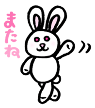 Happy Lucky Rabbit Sticker ! sticker #3442496