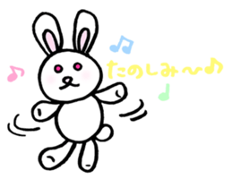 Happy Lucky Rabbit Sticker ! sticker #3442498
