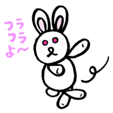 Happy Lucky Rabbit Sticker ! sticker #3442501