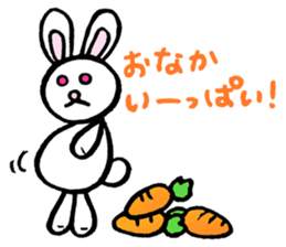 Happy Lucky Rabbit Sticker ! sticker #3442503