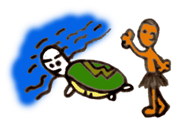 Taro Kame of the tortoise sticker #3443055