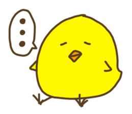 chicken name is piyozabesu sticker #3443237