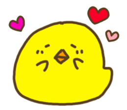chicken name is piyozabesu sticker #3443238