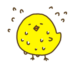 chicken name is piyozabesu sticker #3443239