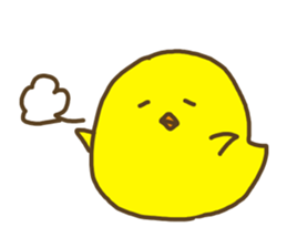 chicken name is piyozabesu sticker #3443241