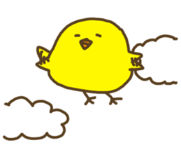 chicken name is piyozabesu sticker #3443247