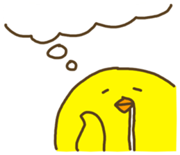 chicken name is piyozabesu sticker #3443248