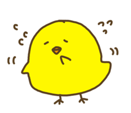 chicken name is piyozabesu sticker #3443249