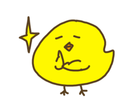 chicken name is piyozabesu sticker #3443251