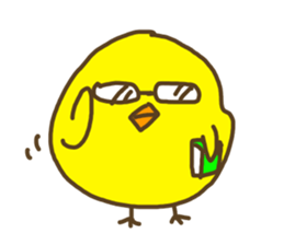chicken name is piyozabesu sticker #3443252