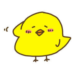 chicken name is piyozabesu sticker #3443256