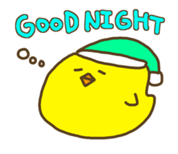 chicken name is piyozabesu sticker #3443262