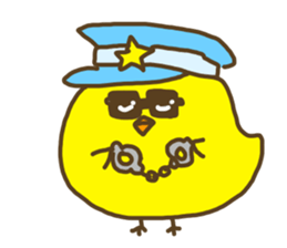 chicken name is piyozabesu sticker #3443267