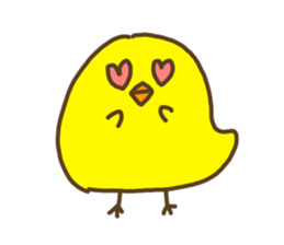 chicken name is piyozabesu sticker #3443268