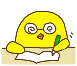 chicken name is piyozabesu sticker #3443269