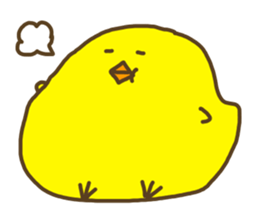 chicken name is piyozabesu sticker #3443270