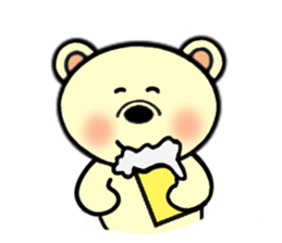 bear & dog 2 sticker #3443716