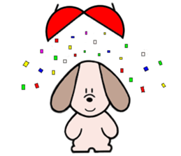 bear & dog 2 sticker #3443722