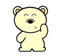 bear & dog 2 sticker #3443723